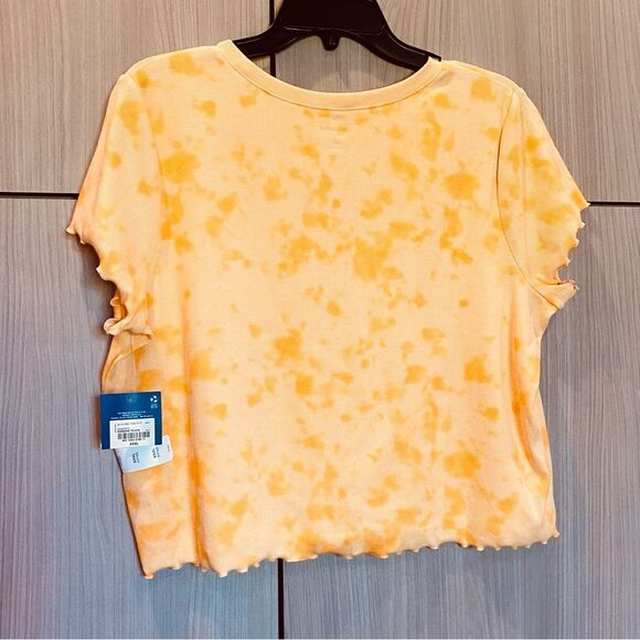 Live in the Sun Cropped Shirt Tie Dye NWT Jrs 3X - Picture 5 of 6
